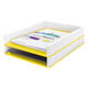 Brievenbak Leitz WOW A4 wit/geel