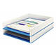 Brievenbak Leitz WOW wit/blauw