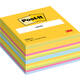 Memoblok Post-it 2030 76x76mm kubus ultra assorti
