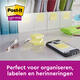 Memoblok Post-it 6920 Super Sticky 76x76mm geel