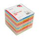 Memokubus Quantore 90x90mm transparant assorti