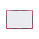 Notitieboek Bantex zwart/rood A6 lijn 70gr 96vel