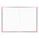 Notitieboek Bantex zwart/rood A4 lijn 70gr 96vel