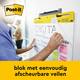 Meeting chart Post-it 566 Super Sticky 50.8x58.4cm wit incl Command bevestigingsstrip 2 stuks
