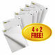 Meeting chart Post-it 559 Super Sticky 63.5x76.2mm wit 4+2 gratis