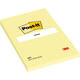 Memoblok Post-it 662 102x152mm ruit geel