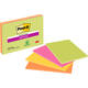 Memoblok Post-it 6445 Super Sticky 152x101mm assorti 4 stuks
