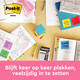 Memoblok Post-it 654 76x76mm oranje 100 vel