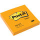 Memoblok Post-it 654 76x76mm oranje 100 vel