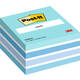 Memoblok Post-it 2028 76x76mm kubus pastel blauw