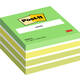 Memoblok Post-it 2028 76x76mm kubus pastel groen