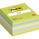 Memoblok Post-it 2028 76x76mm kubus assorti