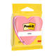 Memoblok Post-it Vormen 2007 70x70mm kubus hart roze