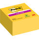Memoblok Post-it 2028 Super Sticky 76x76mm kubus geel