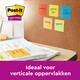 Memoblok Post-it 2028 Super Sticky 76x76mm kubus geel