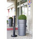 Asbak Rubbermaid Smokers' Pole vrijstaand zwart