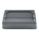 Deksel Rubbermaid Slim Jim Vented gesloten met swingsysteem grijs