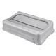 Deksel Rubbermaid Slim Jim Vented gesloten met swingsysteem grijs