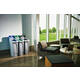 Deksel Rubbermaid Slim Jim Recyclestation inwerpopening voor gemengde recycling grijs