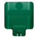 Paneel Rubbermaid Slim Jim Recyclestation voor label groen
