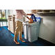Afvalbak Rubbermaid Slim Jim Recyclestation starterset 87 liter grijs