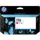 Inktcartridge HP F9J66A 728 rood