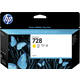 Inktcartridge HP F9J65A 728 geel