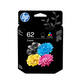 Inktcartridge HP N9J71AE 62  zwart + kleur
