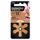 Batterij Duracell Hearing DA13 Ø7,9mm 310mAh 6 stuks