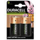 Batterij oplaadbaar Duracell 2xD 3000mAh Plus