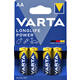 Batterij VARTA Longlife Power 4x AA