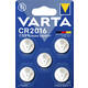 Batterij VARTA knoopcel 5x CR2016 lithium
