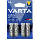 Batterij VARTA Ultra lithium 4x AA