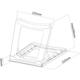 Laptopstandaard Neomounts NSLS075 zwart