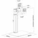Monitorstandaard Neomounts D865 10-32" zwart