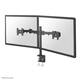 Monitorarm Neomounts D960D 2x10-27" met klem zwart