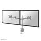 Monitorarm Neomounts D935D 2x10-27" met klem zilvergrijs