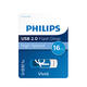 USB stick 2.0 Philips Vivid USB-A 16GB blauw