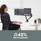 Monitorarm Fellowes Platinum Series dubbel horizontaal