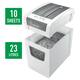 Papiervernietiger Leitz IQ Slim Home Office P4 snippers 4x28mm