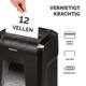 Papiervernietiger Fellowes Powershred 12C snippers 4x40mm