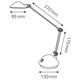 Bureaulamp Hansa led Space zwart