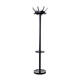 Kapstok MAUL Caligo staand 175cm 32 haken zwart RAL9004