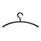 Kledinghanger MAUL acryl 460X190mm zwart 5 stuks