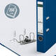 Ordner Leitz 1015 180° 50mm PP A4 blauw