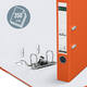 Ordner Leitz 1015 180° 50mm PP A4 oranje