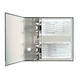 Ordner Leitz 1092 giro-bank met dubbele mechaniek 75mm karton A4 zwart