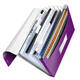 Projectmap Leitz WOW voor A4 6 vaks PP paars