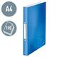 Ringband Leitz WOW A4 2-rings O-mechaniek 25mm PP blauw