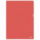Insteekmap L-model Esselte standaard A4 0.11mm PP rood 100 stuks